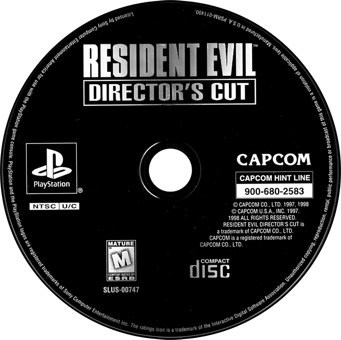 Resident Evil Director's Cut media 2 for Playstation